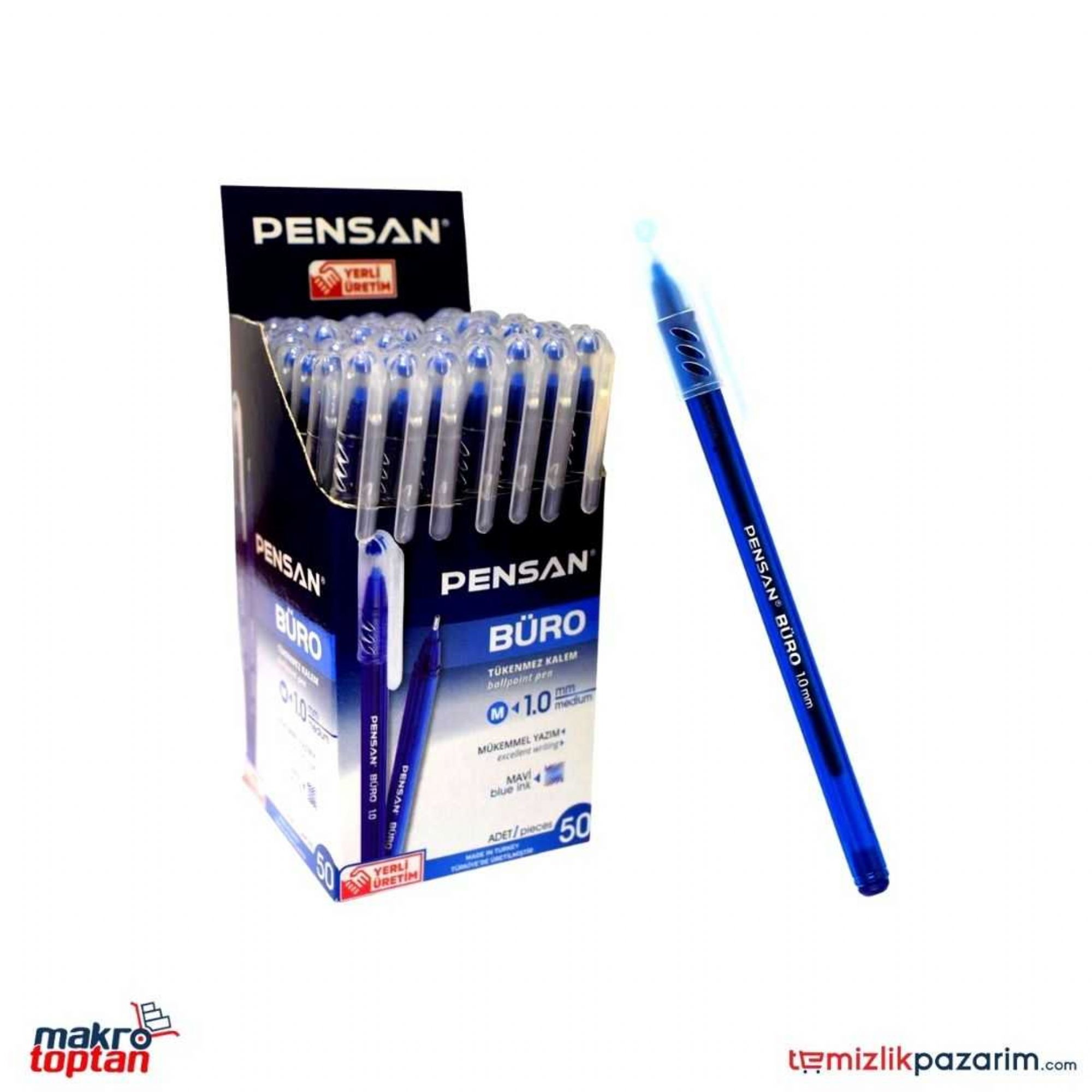 Pensan Tükenmez Kalem 50'li Kutu