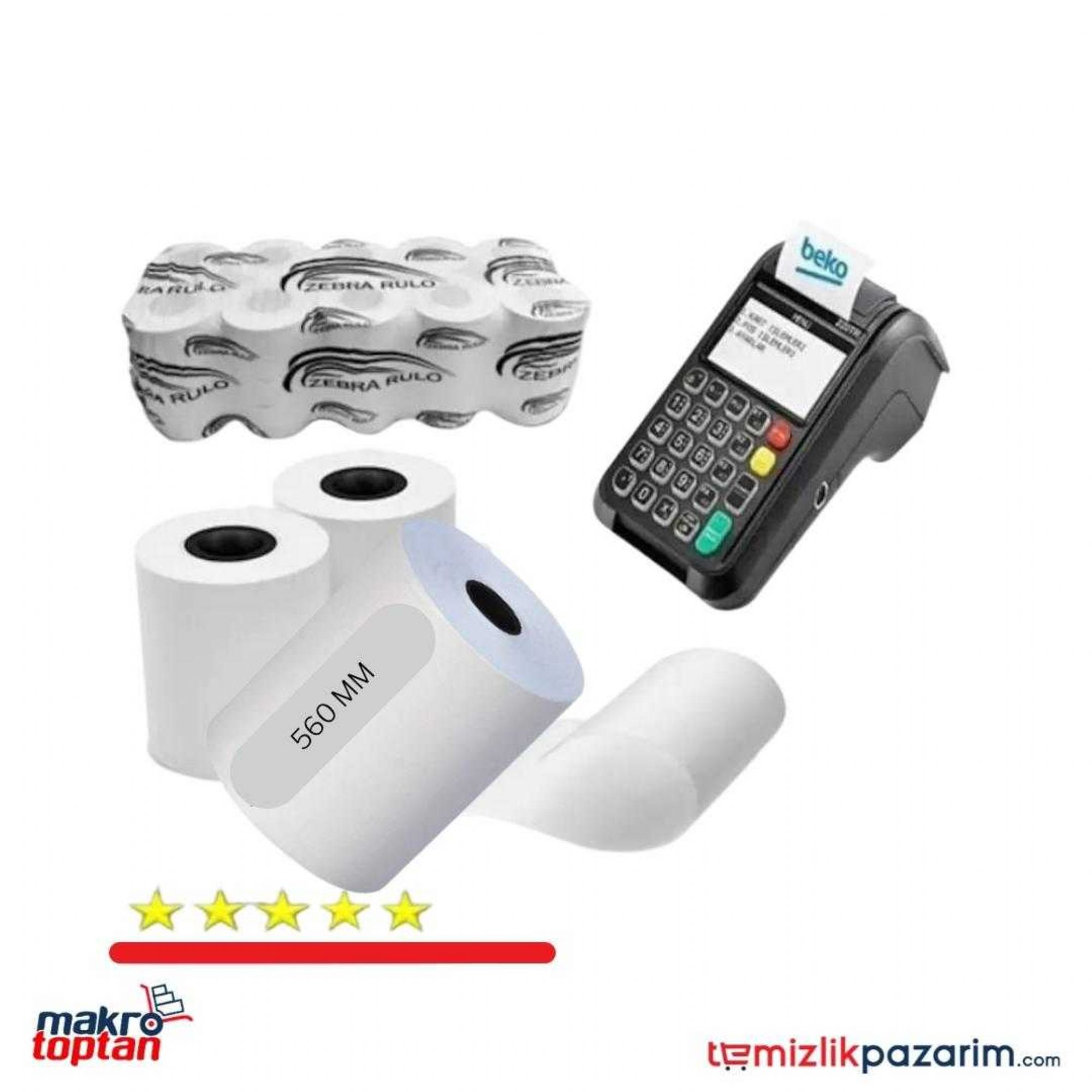 Zebra Pos Zebra Pos Rulosu 56x15 - temizlikpazarim.com